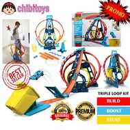 HOTWHEELS TRACK BUILDER UNLIMITED TRIPLE LOOP KIT - ORIGINAL MATTEL HOTWHEELS TRIPLE LOOP KIT TRACK 