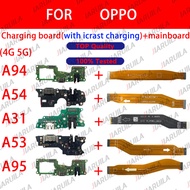 with ic Usb Charge Board For Oppo A94 A54 A31 A53 A95 4G 5G Charger USB Charging Port Board Dock Plu