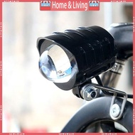 Electric Bike LED Front Light E-Bike  2 in 1 Waterproof Horn Headlight