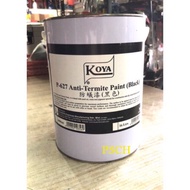 Koya anti-termites paint cat anai-anai 4liters black paint