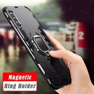 Samsung Galaxy A90 5G【Magnetic Ring Kickstand Case】Hard Armor Hybrid Shockproof Phone Cover Mobile p