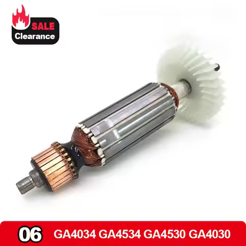 220v Armature Rotor Replace For Makita GA4530 GA4030 GA4034 GA4534 GA 4530 4030 4034 Angle Grinder S