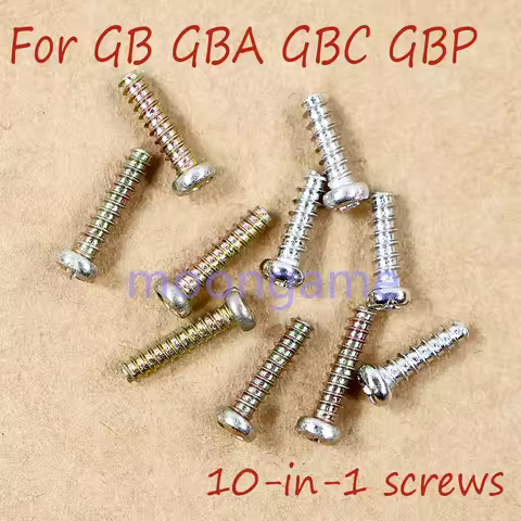 1set For GB GBA GBC GBP Game Console Shell Case Cross Screws For Gameboy Advance Color Pocket Y Tri-