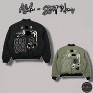️[Hight Quality] 2-SidedJacket Men's and Women's Bomber B1K X Stuu1 Jacket - Embroidered Letter Acce