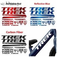 WellSunny TREK Sticker Decal for Mountain Bike/Road Bike Carbon Fiber Vinyl Stickers Bicycle Frame TREK Cycling Decals