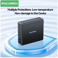 ROCOREN 200W 8 PORT USB C PD HIGH SPEED CHARGER DESKTOP FAST CHARGING