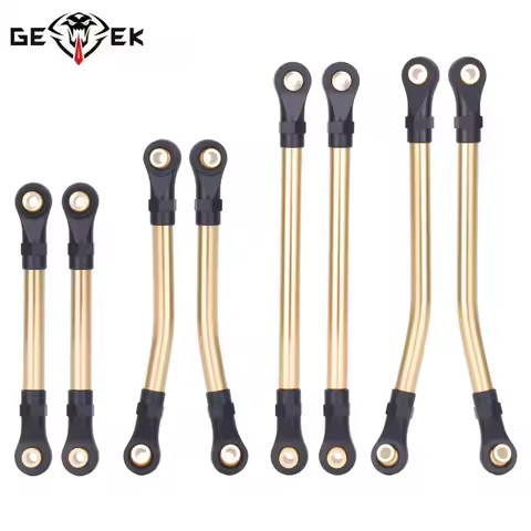 8Pcs Brass TRX4M Links Set for 1/18 RC Crawler Car TRX4-M Chassis Defender Bronco Suspension High Cl