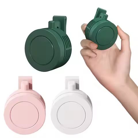 2025 Upgraded Mini Clip Fan Portable Waist Neck Fan Personal Fan Bladeless USB Fan Mini Air Conditio