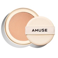 Amuse Seoul Dew Jelly Vegan Cushion Foundation Refill (01 SOONSOO REFILL), Full Coverage, Dewy Glow 