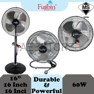 Fujibin 16 Inch Strong & Durable Floor / Stand / Wall Fan ( 60W ) 16 Inci / 16" Kipas Lantai / Berdi