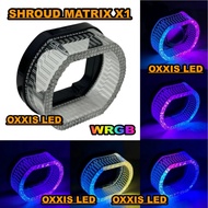 RING SHROUD BMW AKRILIK X1 WRGB BENTUK BMW PNP MATRIX X1 1,5 INCHI RING CRYSTAL X1 AKRILIK...