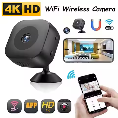 4K Mini Camera WiFi IP/AP Remote Monitoring Portable Mobile Detection Camcorder Smart Home Surveilla