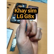 LG G8x sim tray, black