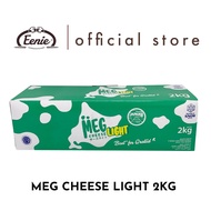 MEG CHEDDAR CHEESE LIGHT 2KG | HALAL | CHEDDAR CHEESE