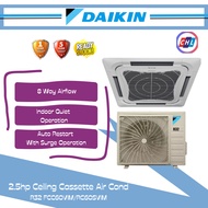 DAIKIN (Smart Wifi)(Send By Lorry)(2.5HP) CEILING CASSETTE  AIR COND R32 FCC60AV1M / RC60BV1M