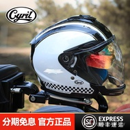 CYRIL CYRIL R18 Motorcycle Helmet Three Quarter Summer Men Women Motorcycle Scooter Electric Vehicle