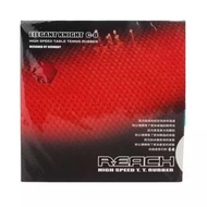 Karet Tenis Meja Bintik Panjang Reach C8 Ox, 2.5Mm - Merah Ready Stock