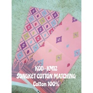 COTTON SONGKET PRINTED*KAIN PREMIUM*COTTON LEMBUT