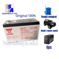 Yuasa 7ah Aki kering MF battery Yuasa 12v 12volt 7Ah 7 Ampere aki