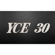 [YCE 30]Number kristal putih untuk nombor plate kereta