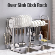 Over The Sink Dish Drying Rack Stainless Steel Chrome Kitchen Dish Rack