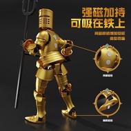Fifth Generation Medieval Knight Multi-Joint Movable 3D Printing Doll Figure Model Children Assembli