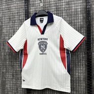 [100% GENUINE] N.E.W E.RA Collared T-shirt White No. 7 Red