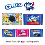 [READYSTOCK] Oreo Lady Gaga Pokemon Hazelnut Peanut Butterpie Chips Ahoy Smores Cookies Halal Muslim