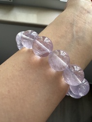 薰衣蓽紫水晶手串手鍊 Amethyst bracelet 白水晶，粉水晶，黃水晶，紫水晶，綠水晶，玉化藍晶，藍水晶，紅石榴石，橄欖石，金太陽石，阿魯沙，透輝石，坦桑石，白幽靈、雪花幽靈，紅幽靈，綠幽靈