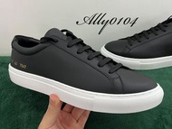 類Common Projects Achilles 現貨 訂製 1528 0506 小白鞋  男 黑白休閒鞋 低筒復刻  皮革