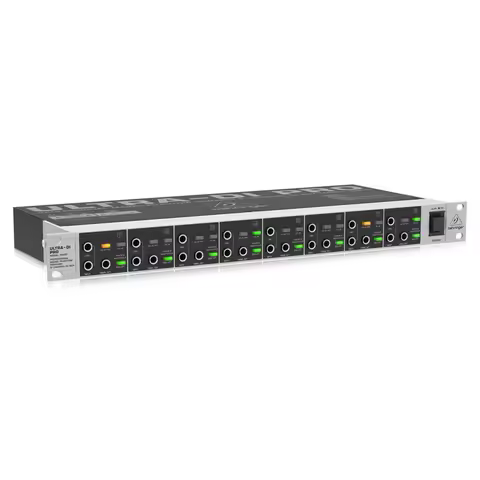 DI800 V2 Active DI Box 8-Channel XLR/TRS Inputs with 48V Phantom Power Supply Pa Sound System Music