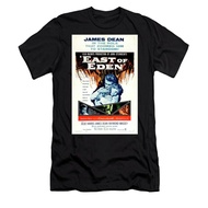 Vintage ''East of Eden'' movie poster 1955 T-Shirt Authentic Cotton 1 Round Neck Thick Fabric Beauti