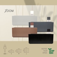 กระถางต้นไม้ไฟเบอร์กลาส รุ่น zoom ขนาด 40x100x40 cm  pre-order 5 วัน