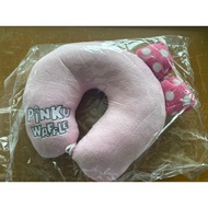 BETAGRO PINKU WAFFLE Neck Pillow Milk Pink Color (New Never Used)