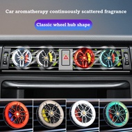 Car mounted rotating hub fragrance perfume air conditioning vents outlet clip automatic rotation fra