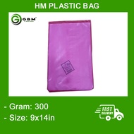 HM PLASTIC BAG / 9X14 inch/ EM0019 / HM / 300gm