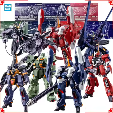 Bandai Gundam Model Kit HG Hi Zack AOZ RE Boot Barzam Zeon TR6 Wondwart Hazel 2 Aqua Hambrabi 2 Gunp