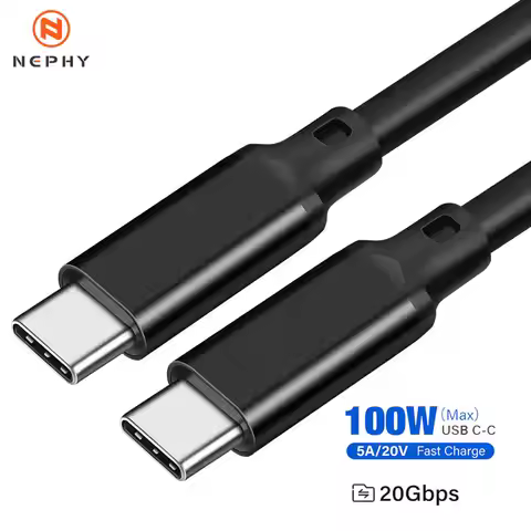 USB 3.2 Gen 2 USB Type C Cable For Macbook Air Pro Samsung Xiaomi PD 100W 5A Data Charger Thunderbol