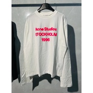[Top Goods Real Shot] Acne Studios Classic New Year Limited 1996 Long Sleeve Long T Acne Flocking Pr