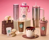 Starbucks 情人節 變色杯 貓咪 狗仔 限定杯 愛心杯 小熊 掛件 泰迪熊 毛公仔 鎖匙扣 掛飾 馬克杯 保溫壺 日本餐具 吸管 環保樽 玻璃杯 隨行杯 星巴克 雙層 2026 粉紅色 不鏽鋼