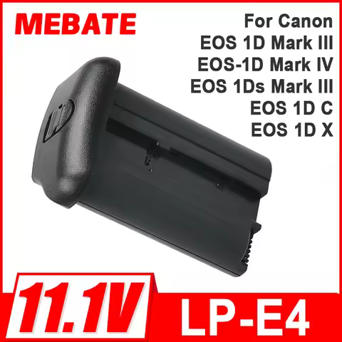 1Pcs 11.1V 4000mAh LP E4 LP-E4 LPE4 For Canon EOS 1D Mark III, EOS-1D Mark IV, EOS-1Ds Mark III, EOS