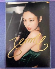 極珍貴 韓國女團 Blackpink Jennie 金智妮 親筆 簽名 宣傳品 激罕 值得收藏