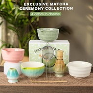 Matcha Brewing 5-piece Set Green Tea Brewing Set Matcha Brewing Cup Matcha Tea Set Matcha Bowl Japan