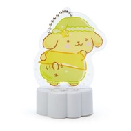 SANRIO - Pompompurin 布甸狗 日版 座檯 亞克力 匙扣 連 發光 支架 鑰匙鍊 鑰匙扣 匙鍊 掛飾 掛件 吊飾 桌上 擺設 裝飾 布丁狗 2021 (屁股睡衣系列)