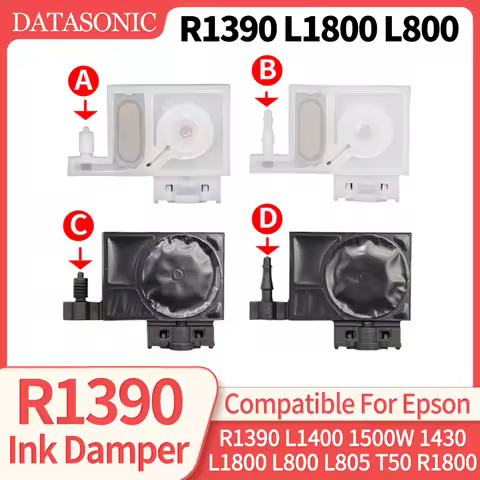 10pcs~200pcs 1390 Ink Damper DTF Ink UV Printer Compatible for Epson L800 L1800 L805 T50 R1800 R1390