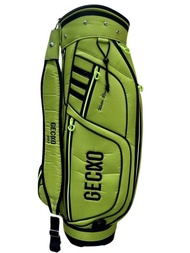 ถุงกอล์ฟ Gecko 9“ แบรนด์ของคนไทย วัสดุเป็นหนังกันน้ำ ซิปกันน้ำ แข็งแรง