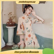 dress cny korean plus size muslimah dresses batik floral girl french dinner chinese pink bridesmaid 
