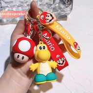 [lnthesprebaS] Cute Super Mario Bros Keychain Game Mario Figure Key Chain Creative Cartoon Bag Ch Accessories For Kids Birthday Party Gifts new