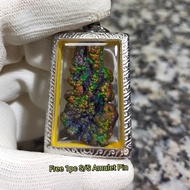 Colorful Leklai Pendant 彩色力泥吊坠 Leklai Amulet 马来西亚力泥 100% Natural Leklai
