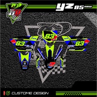 DECAL BEBEK TRAL YZ NEW 85 DECAL YZ STRIPING YZ STICKER YZ NEW 85 01